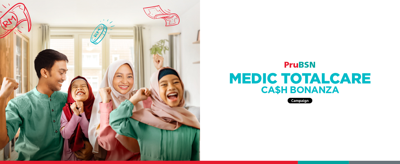 PruBSN Medic TotalCare Cash Bonanza Campaign