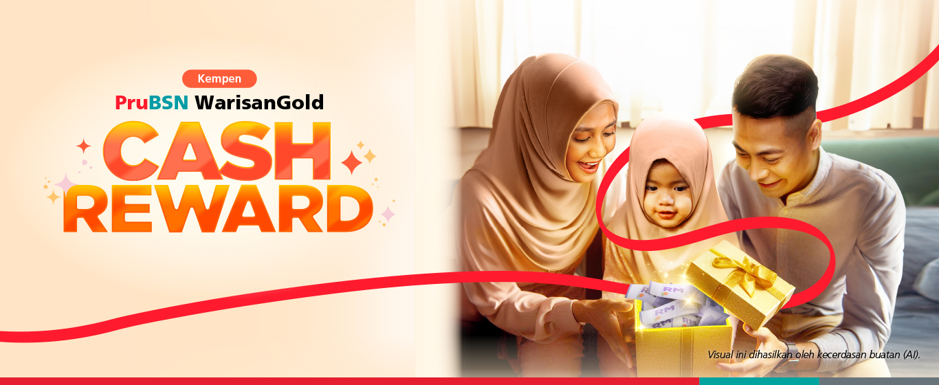 Kempen PruBSN WarisanGold Cash Reward