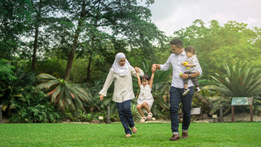 Image of a happy family