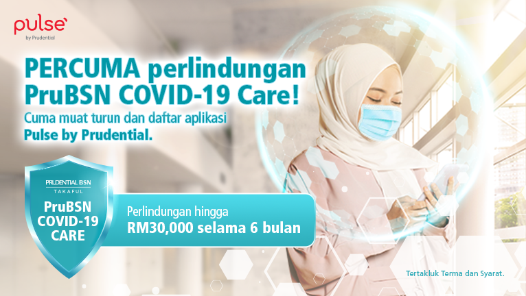 Muslim lady holding a phone featured in a protection bubble